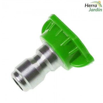 Juego 5 boquillas de presión - Hidrolimpiadora - vista lateral boquilla verde