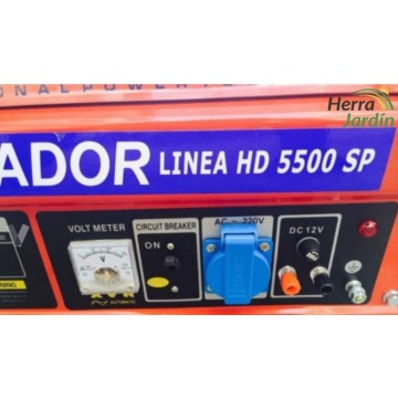 Generador Línea HD 5500 SP - vista detalle enchufe